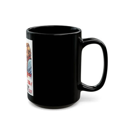 DON'T TURN THE OTHER CHEEK 1971 Movie Poster - Black Coffee Mug - Go Mug Yourself