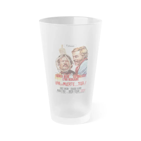 DON'T TURN THE OTHER CHEEK 1971 Movie Poster - Frosted Pint Glass 16oz Default Title - Go Mug Yourself