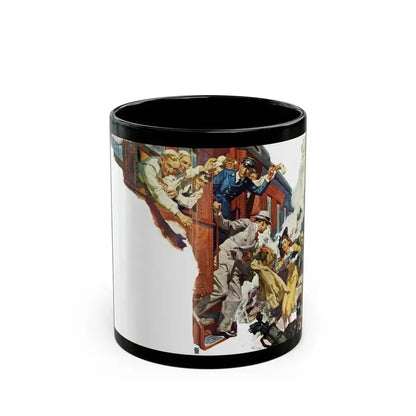 Don't Worry Darling, Good Housekeeping, August 1942 - Black Coffee Mug 11oz - Go Mug Yourself