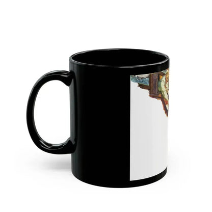 Don't Worry Darling, Good Housekeeping, August 1942 - Black Coffee Mug - Go Mug Yourself