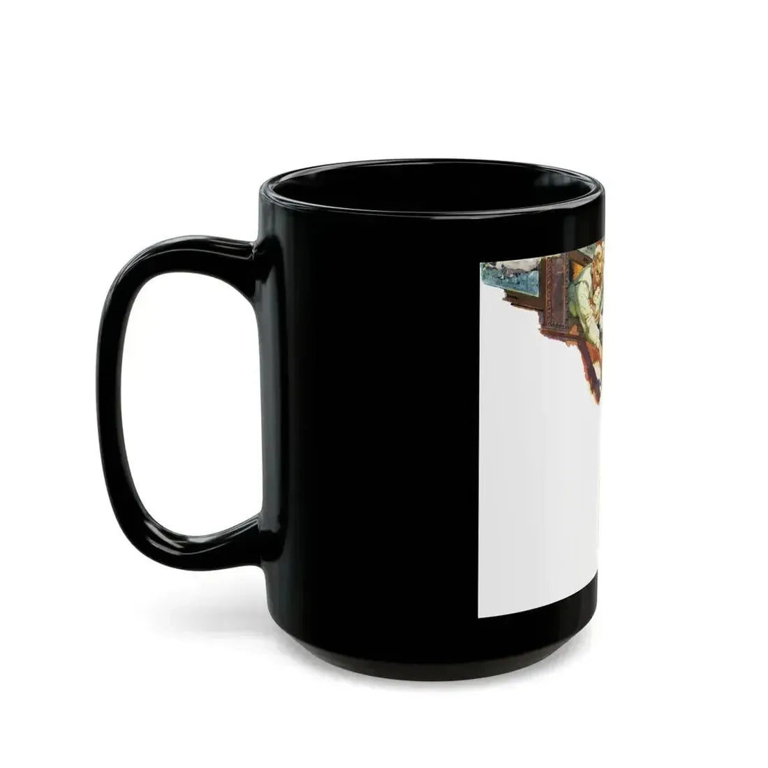 Don't Worry Darling, Good Housekeeping, August 1942 - Black Coffee Mug - Go Mug Yourself