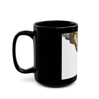 Don't Worry Darling, Good Housekeeping, August 1942 - Black Coffee Mug - Go Mug Yourself