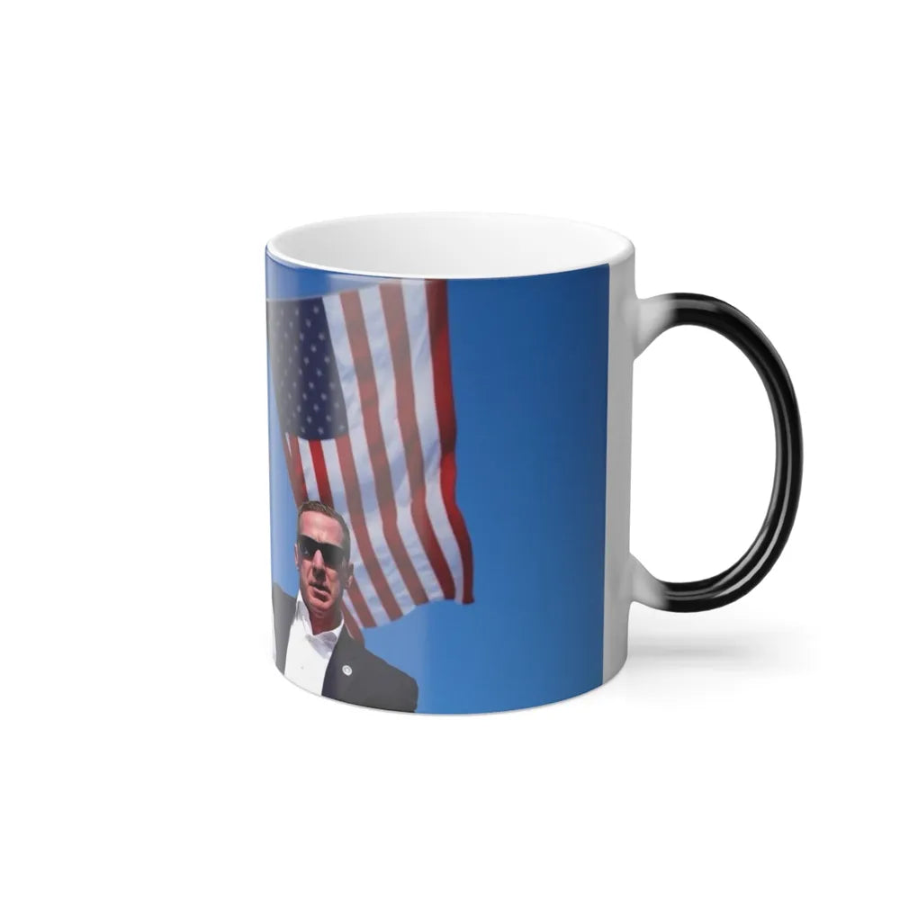 Donald Trump Shot Assasanation Attempt Bloody Ear USA - Color Changing Mug 11oz-Go Mug Yourself