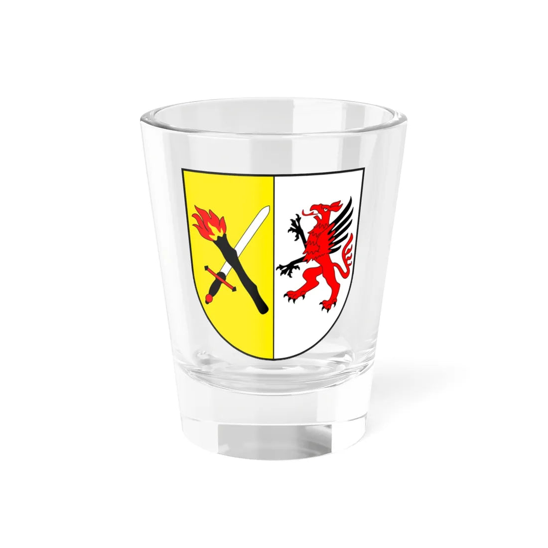 Donat wappen (Switzerland) (Coat of Arms) Shot Glass 1.5oz 1.5oz - Go Mug Yourself