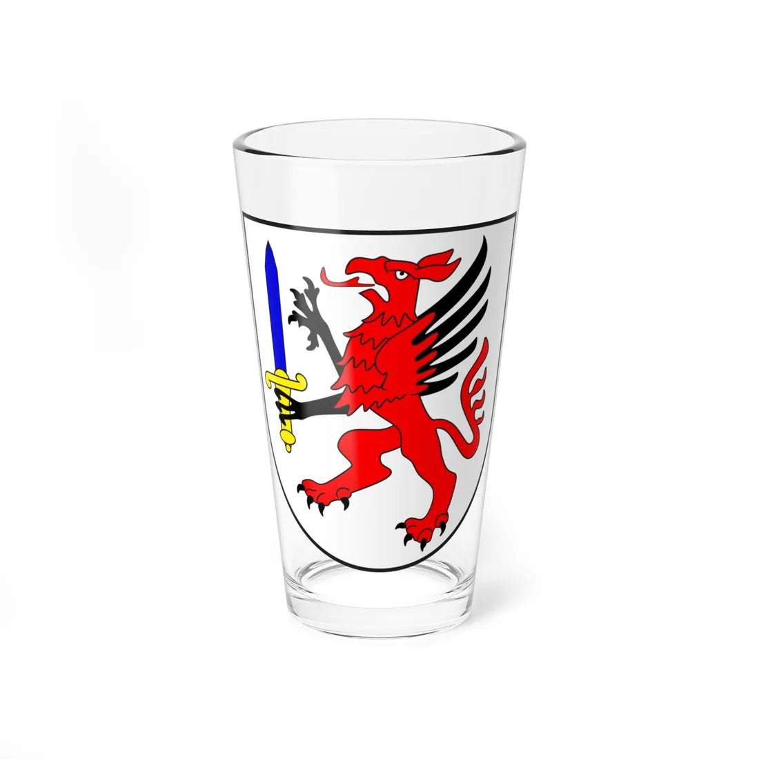 Donath wappen (Switzerland) (Coat of Arms) Pint Glass 16oz 16oz - Go Mug Yourself