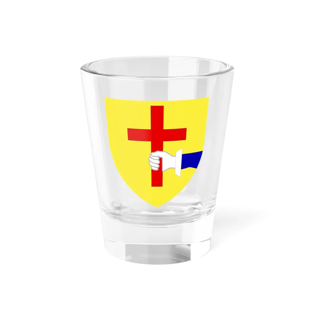Donegal Town COA (Ireland) (Coat of Arms) Shot Glass 1.5oz 1.5oz - Go Mug Yourself