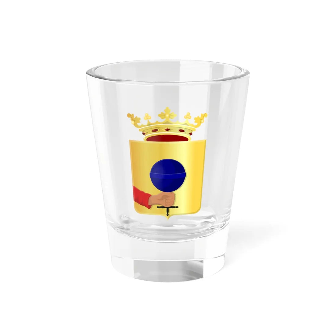 Doniawerstal wapen (Netherlands) (Coat of Arms) Shot Glass 1.5oz 1.5oz - Go Mug Yourself