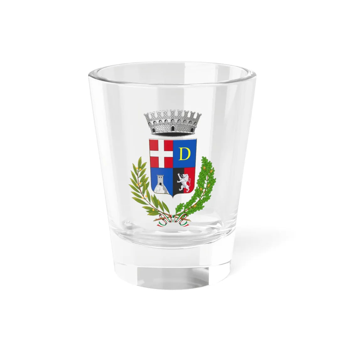 Donnas-Stemma (Italy) (Coat of Arms) Shot Glass 1.5oz 1.5oz - Go Mug Yourself