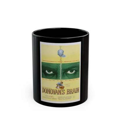 DONOVAN'S BRAIN 1953 Movie Poster - Black Coffee Mug 11oz - Go Mug Yourself