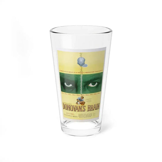 DONOVAN'S BRAIN 1953 Movie Poster - Pint Glass 16oz 16oz - Go Mug Yourself