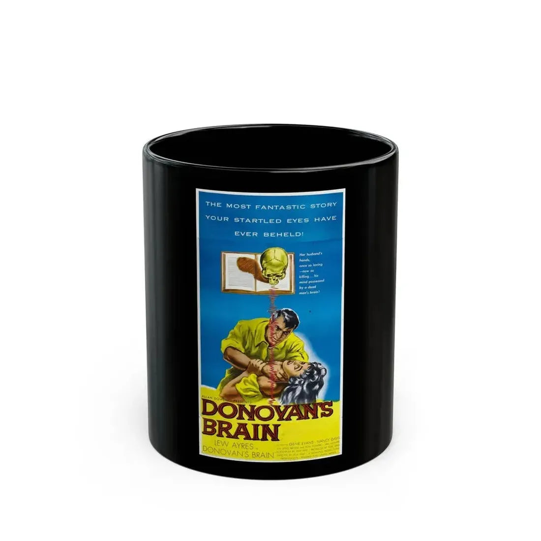 DONOVAN'S BRAIN (2) 1953 Movie Poster - Black Coffee Mug 11oz - Go Mug Yourself
