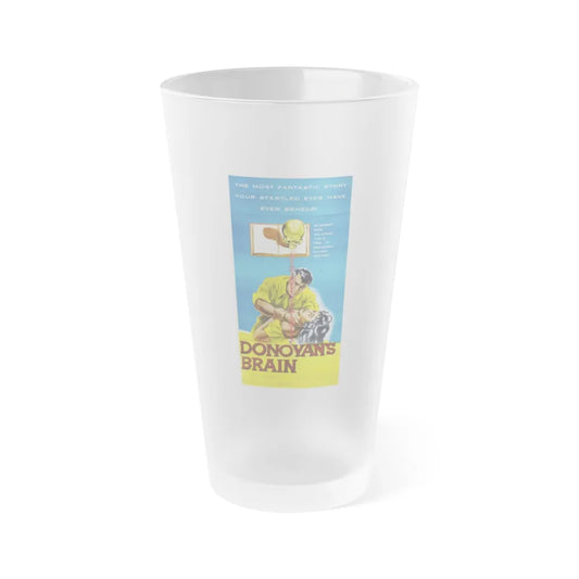 DONOVAN'S BRAIN (2) 1953 Movie Poster - Frosted Pint Glass 16oz-16oz-Frosted-Go Mug Yourself