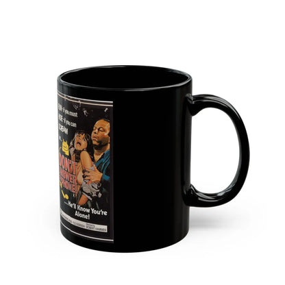 DONT ANSWER THE PHONE WORLD VIDEO 2000 LTD (VHS COVER) - Black Coffee Mug-Go Mug Yourself