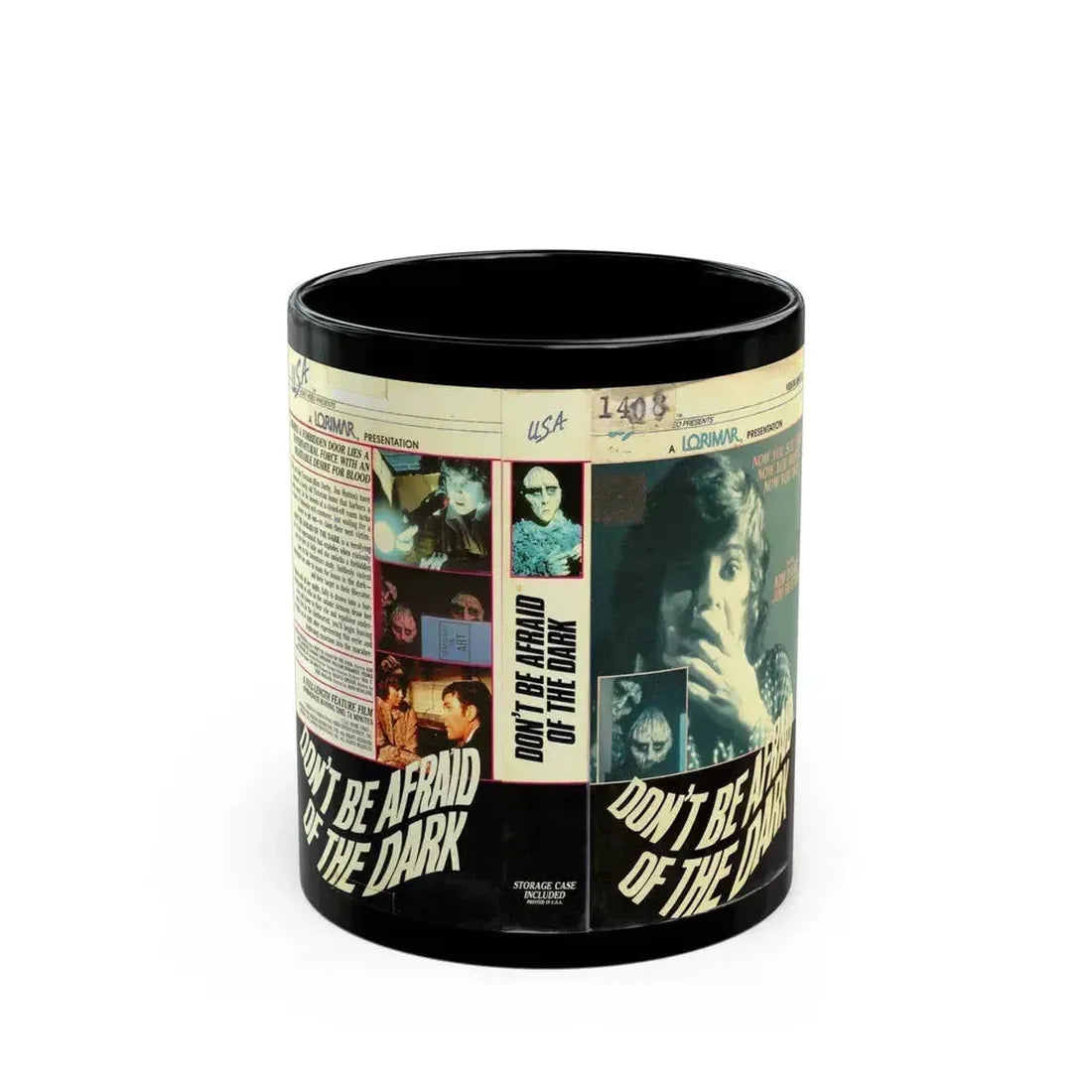 DONT BE AFRAID OF THE DARK (VHS COVER) - Black Coffee Mug 11oz - Go Mug Yourself
