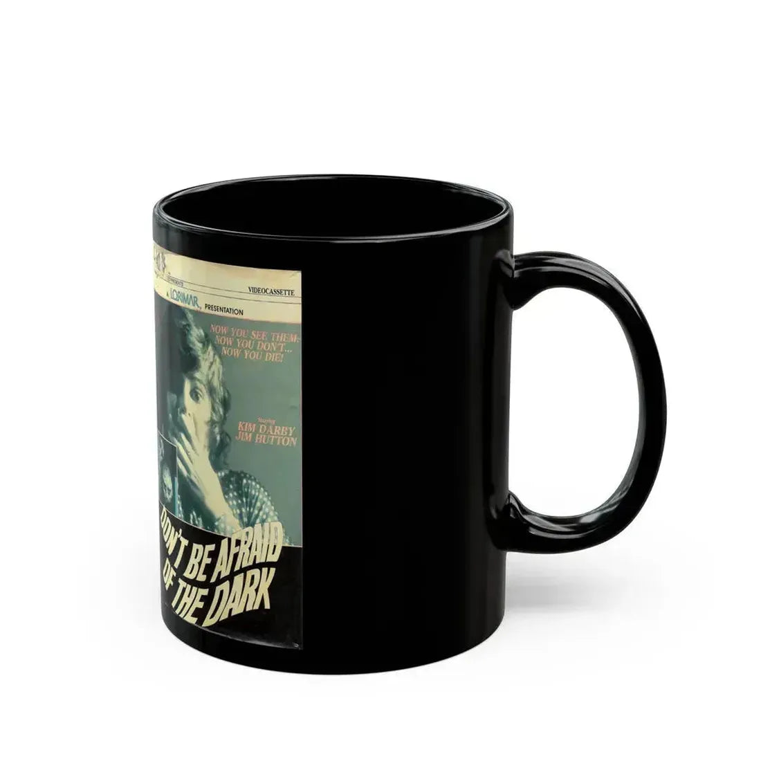 DONT BE AFRAID OF THE DARK (VHS COVER) - Black Coffee Mug - Go Mug Yourself