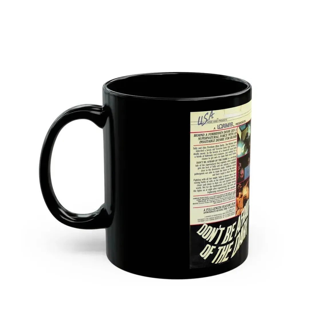 DONT BE AFRAID OF THE DARK (VHS COVER) - Black Coffee Mug - Go Mug Yourself