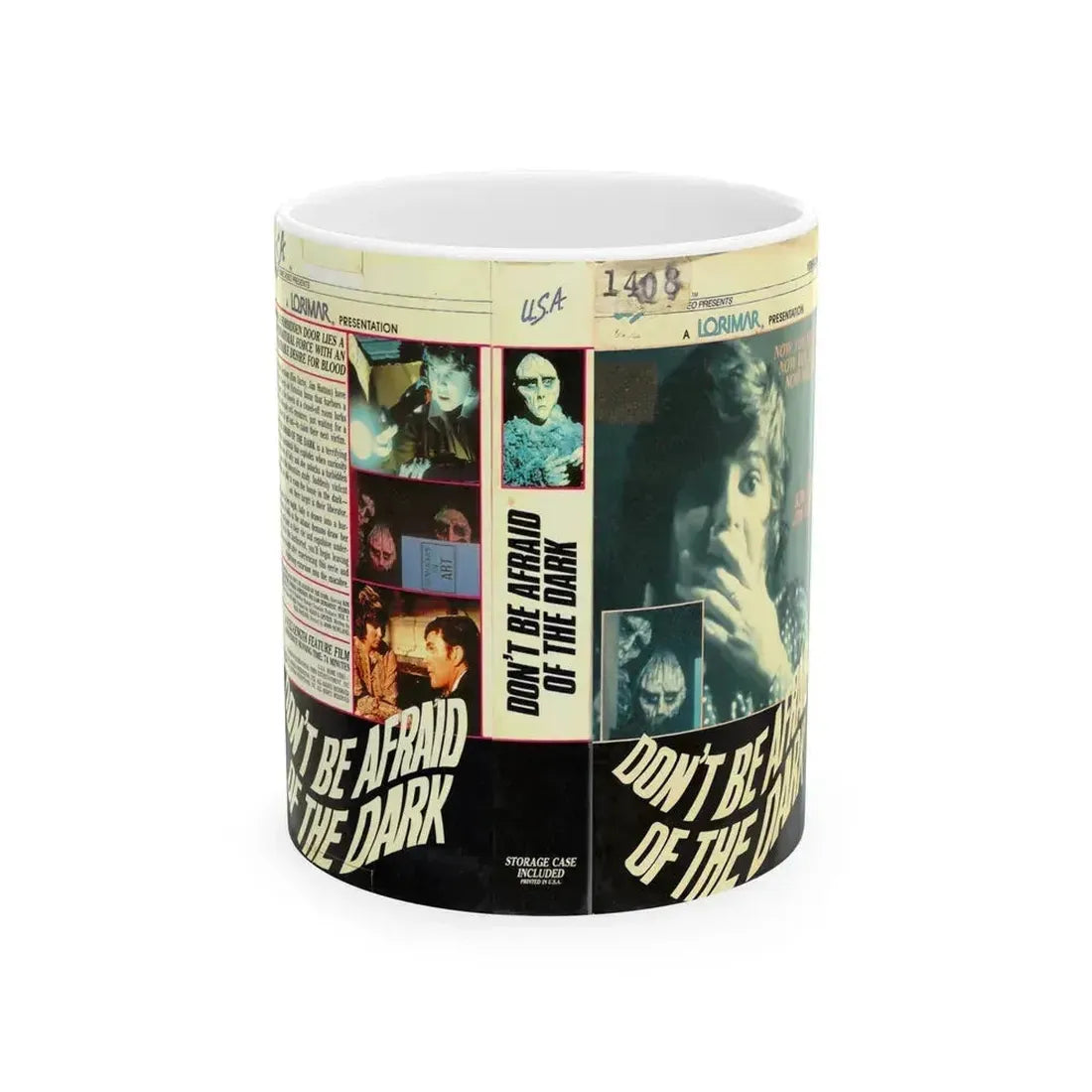 DONT BE AFRAID OF THE DARK (VHS COVER) - White Coffee Mug 11oz - Go Mug Yourself
