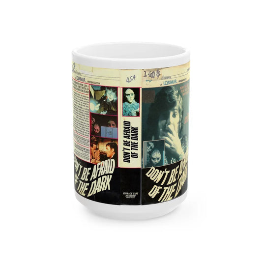 DONT BE AFRAID OF THE DARK (VHS COVER) - White Coffee Mug-15oz-Go Mug Yourself