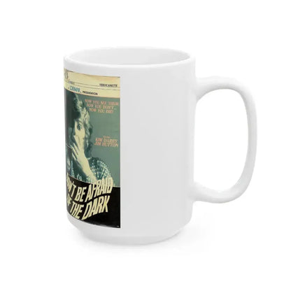 DONT BE AFRAID OF THE DARK (VHS COVER) - White Coffee Mug - Go Mug Yourself