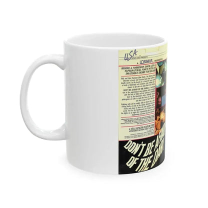 DONT BE AFRAID OF THE DARK (VHS COVER) - White Coffee Mug - Go Mug Yourself