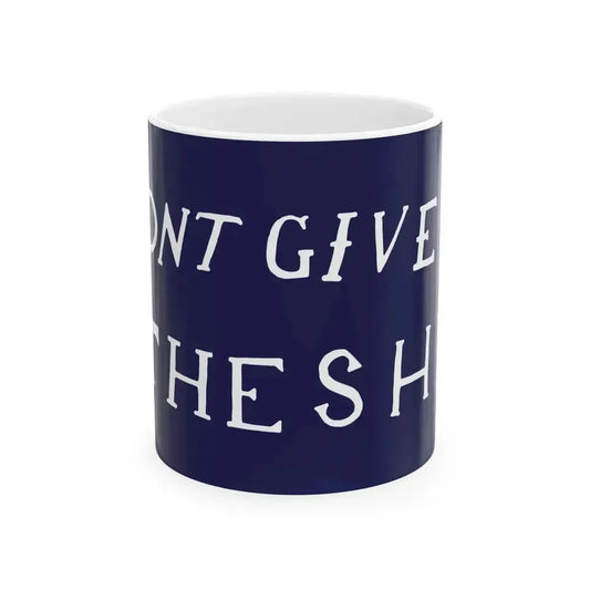 DONT GIVE UP THE SHIP flag (United States) White Coffee Mug 11oz - Go Mug Yourself