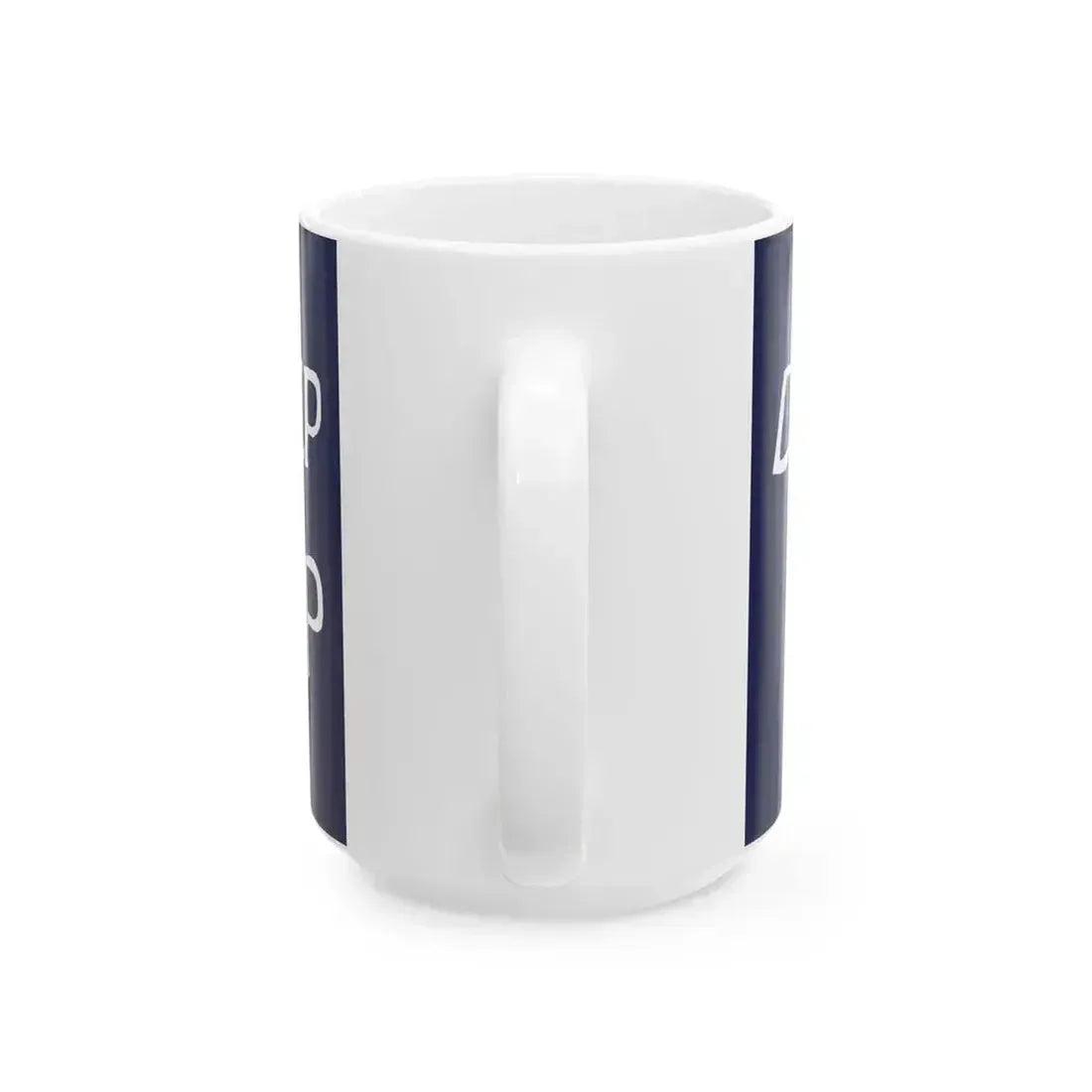 DONT GIVE UP THE SHIP flag (United States) White Coffee Mug - Go Mug Yourself