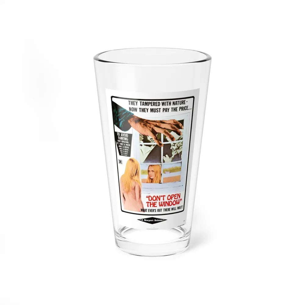 DON'T OPEN THE WINDOW (THE LIVING DEAD AT THE MANCHESTER MORGUE) 1974 Movie Poster - Pint Glass 16oz-16oz-Go Mug Yourself