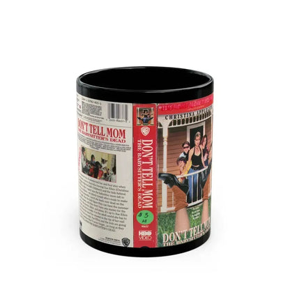 DONT TELL MOM THE BABYSITTERS DEAD (VHS COVER) - Black Coffee Mug 11oz - Go Mug Yourself