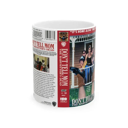 DONT TELL MOM THE BABYSITTERS DEAD2 (VHS COVER) - White Coffee Mug 11oz - Go Mug Yourself