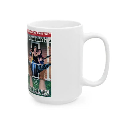 DONT TELL MOM THE BABYSITTERS DEAD2 (VHS COVER) - White Coffee Mug - Go Mug Yourself