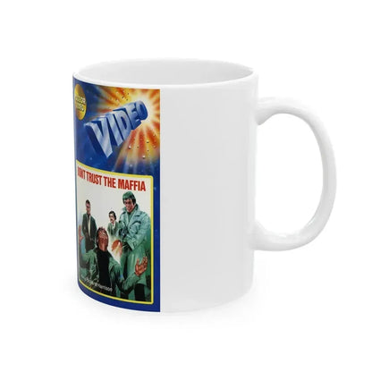 DONT TRUST THE MAFFIA (VHS COVER) - White Coffee Mug - Go Mug Yourself