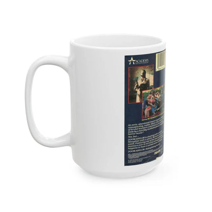 DOOM ASYLUM (VHS COVER) - White Coffee Mug-Go Mug Yourself