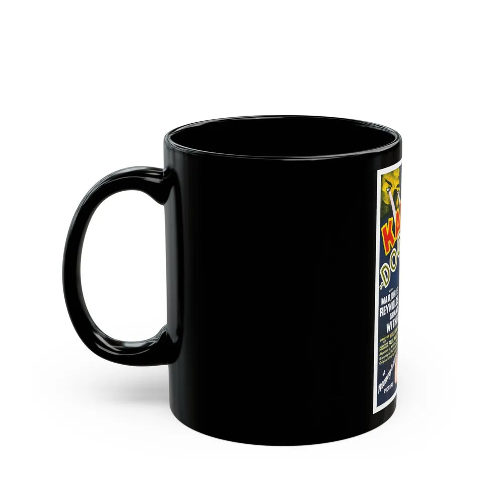 DOOMED TO DIE 1980 Movie Poster - Black Coffee Mug-Go Mug Yourself