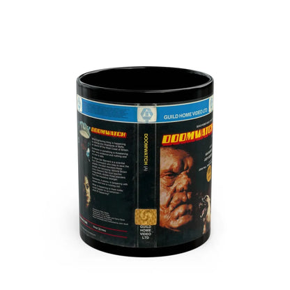 DOOMWATCH (VHS COVER) - Black Coffee Mug-11oz-Go Mug Yourself