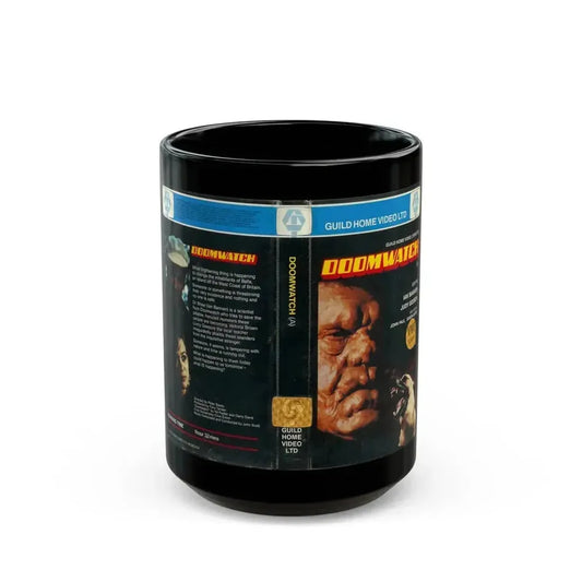 DOOMWATCH (VHS COVER) - Black Coffee Mug 15oz - Go Mug Yourself
