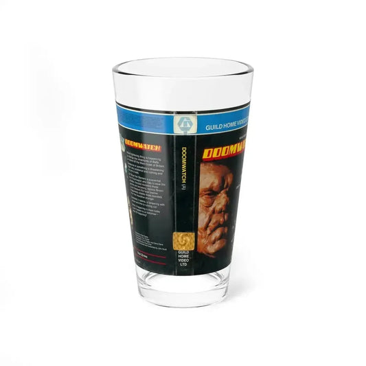 DOOMWATCH (VHS COVER) Pint Glass 16oz 16oz - Go Mug Yourself