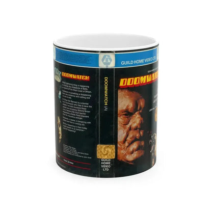 DOOMWATCH (VHS COVER) - White Coffee Mug 11oz - Go Mug Yourself