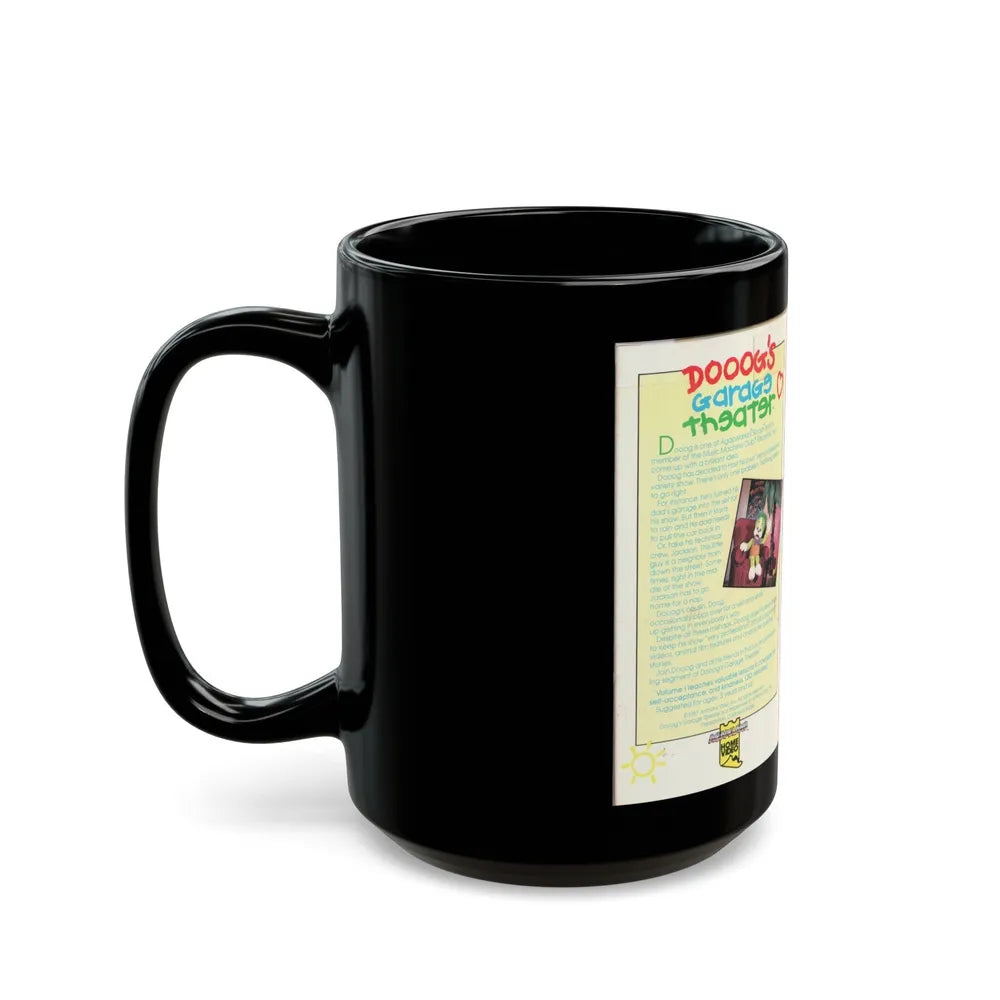 DOOOGS GARAGE THEATER VULUME 1 (VHS COVER) - Black Coffee Mug-Go Mug Yourself