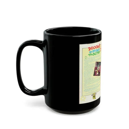 DOOOGS GARAGE THEATER VULUME 1 (VHS COVER) - Black Coffee Mug - Go Mug Yourself