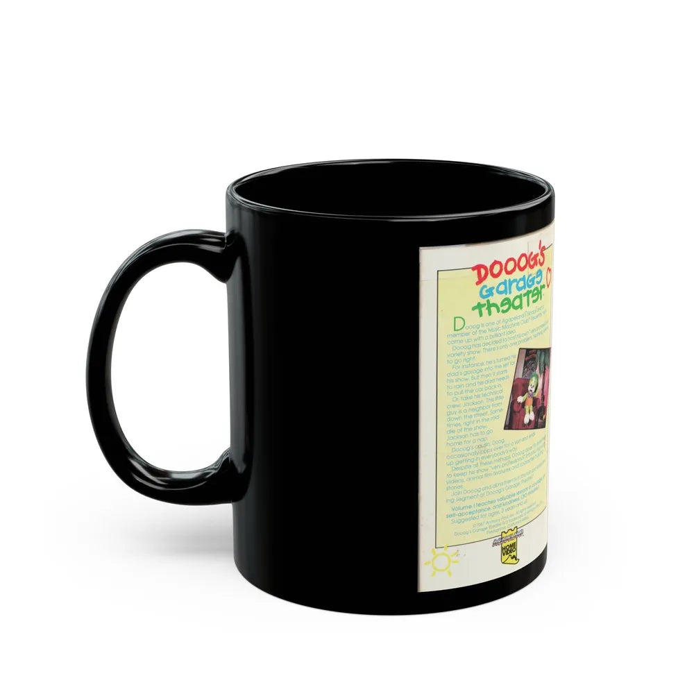 DOOOGS GARAGE THEATER VULUME 1 (VHS COVER) - Black Coffee Mug-Go Mug Yourself