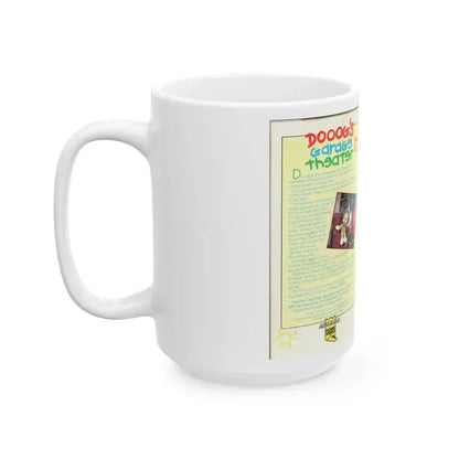 DOOOGS GARAGE THEATER VULUME 1 (VHS COVER) - White Coffee Mug - Go Mug Yourself