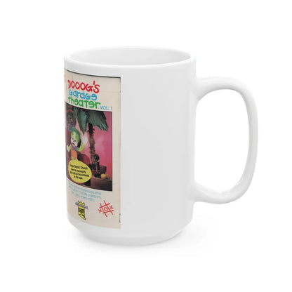 DOOOGS GARAGE THEATER VULUME 1 (VHS COVER) - White Coffee Mug-Go Mug Yourself