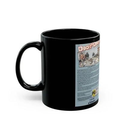 DOOR TO DOOR (VHS COVER) - Black Coffee Mug - Go Mug Yourself
