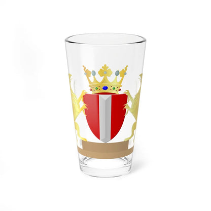 Dordrecht wapen (Netherlands) (Coat of Arms) Pint Glass 16oz 16oz - Go Mug Yourself