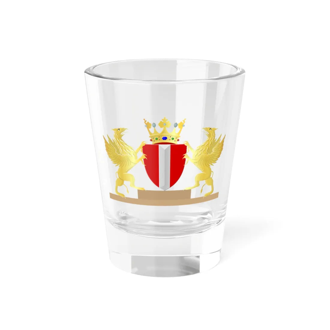 Dordrecht wapen (Netherlands) (Coat of Arms) Shot Glass 1.5oz 1.5oz - Go Mug Yourself