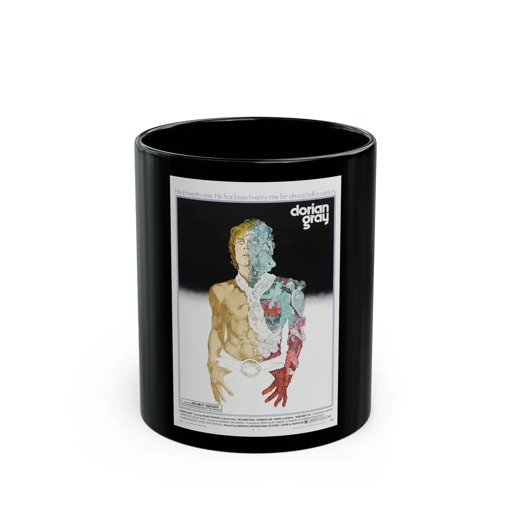 DORIAN GRAY 1970 Movie Poster - Black Coffee Mug-11oz-Go Mug Yourself