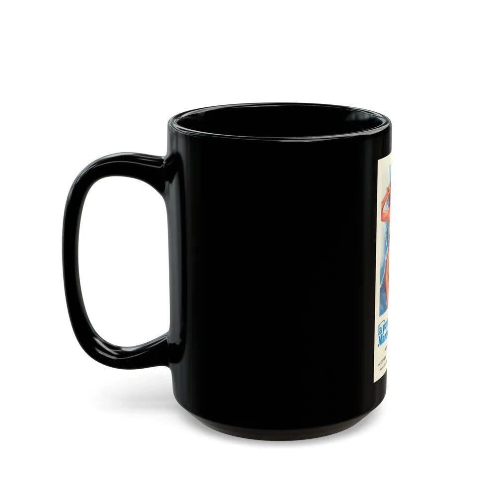 DORIANA GREY 1976 Movie Poster - Black Coffee Mug-Go Mug Yourself