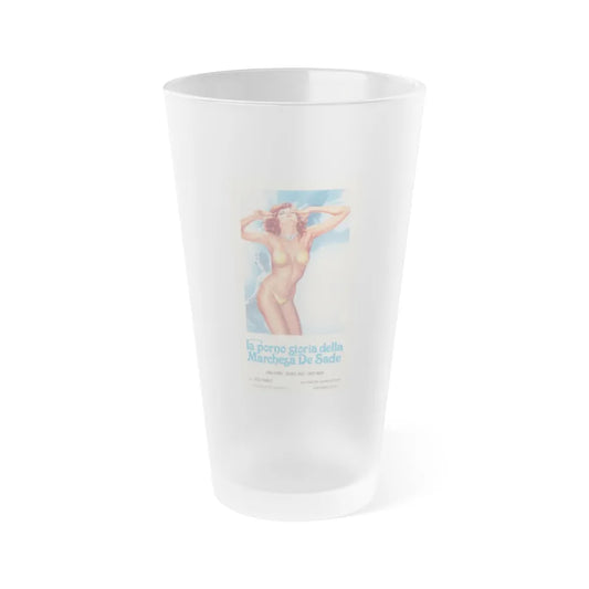 DORIANA GREY 1976 Movie Poster - Frosted Pint Glass 16oz-16oz-Frosted-Go Mug Yourself