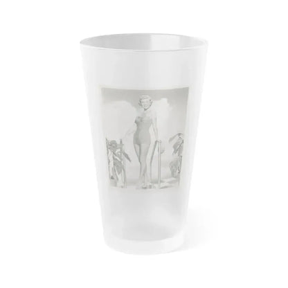 Doris Day #104 (Vintage Female Icon) Frosted Pint Glass 16oz 16oz Frosted - Go Mug Yourself