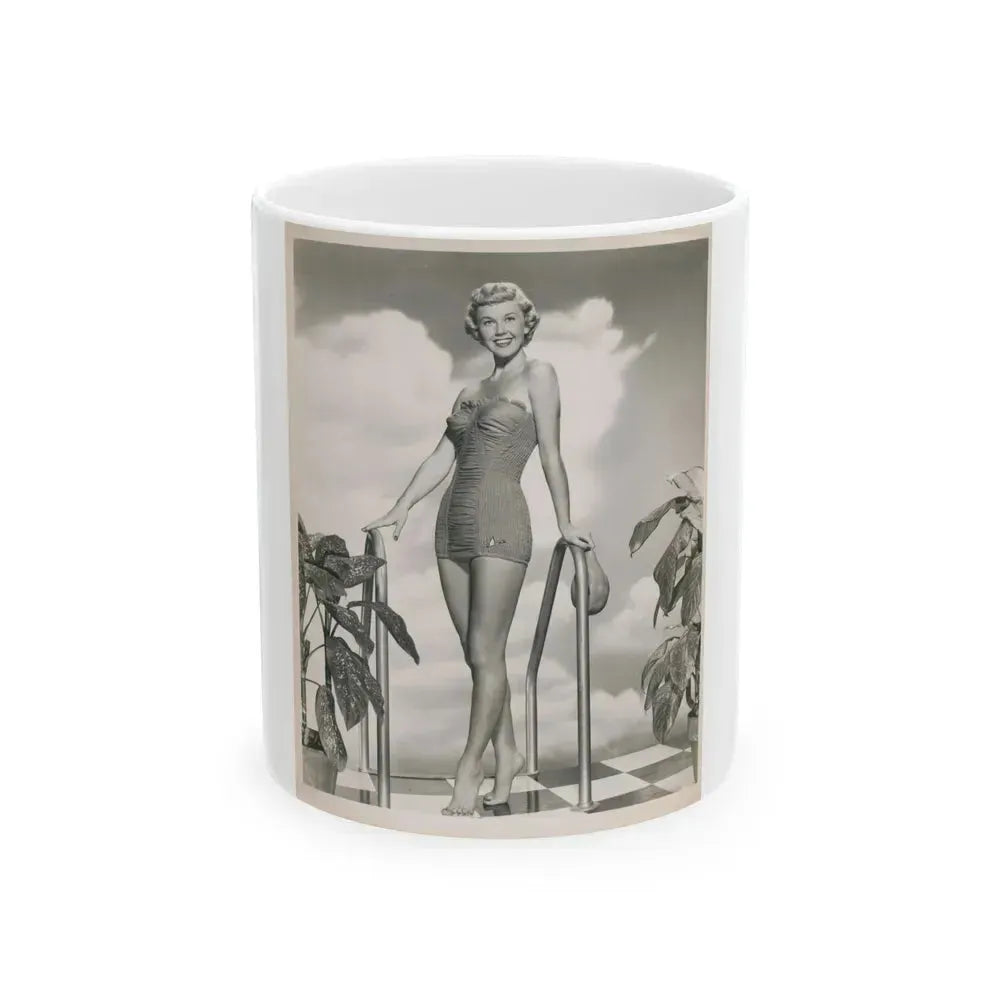 Doris Day #104 (Vintage Female Icon) White Coffee Mug 11oz - Go Mug Yourself